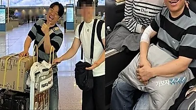 Comedian Jung Jong Chul heads to Canada with son accepted to 5 top universities