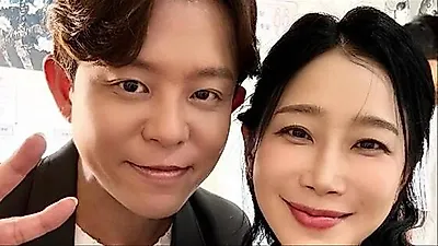 Kim Ha-yeon plays Tony An's wife in new shoot, but her real husband is different