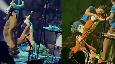FTISLAND's Lee Hong-gi Forgets His Age, Jumps From the Stage and Struggles in Pain