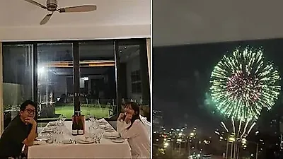 Kim Ji-min and Kim Jun-ho enjoy VIP fireworks view from Han River home