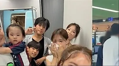 Jung Sung-ho and Kyeong Mal-geum's daughter draws crowds in Philippines
