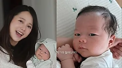 ナム・ボラ、13人兄弟の長女から母へ。生後1ヶ月の息子との日常を公開