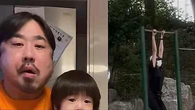 Kang Jae-jun: 'Please, son, inherit your mother's physique'