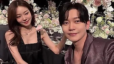 Noel's Kang Kyun-sung and fiancée Yu Ha-jin show sweet chemistry