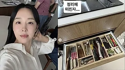 Lee Ji-hye moves to new home, discards 5 tons of waste