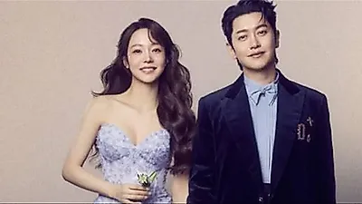 Kang Kyun-sung (Noel) và Yu Ha-jin khoe ảnh cưới lãng mạn như phim