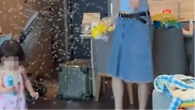 Son Dam Bi sparks etiquette debate over bubble play with daughter
