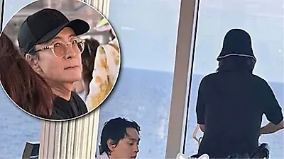ペ・ヨンジュン、長い白髪姿をキャッチ…俳優を辞めて染めていないのか