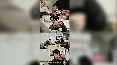 Jung Yu-mi gives her rice to Choi Woo-shik on Youth Over Flowers: Limited Edition