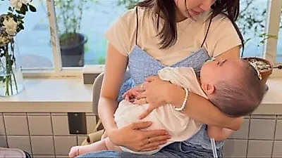 Lee Min-woo và Lee Ami khoe khoảnh khắc ngọt ngào bên con gái