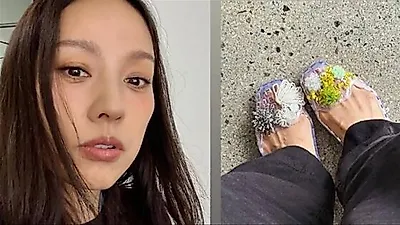 Lee Hyori Revives Retro Vibes with Trendy Jelly Shoes for Summer Style