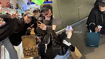 Actors Go Youn-jung, Park So-dam and Seo In-guk enjoy casual day out