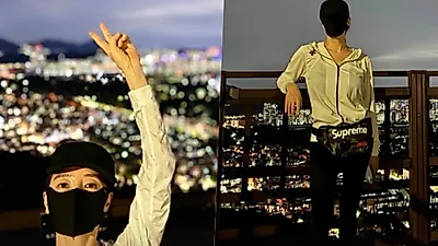 Kim Hye-soo shows casual side during nighttime stroll in Namsan