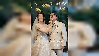 Comedian Kim Hyeong-jin shares wedding video with non-celebrity bride