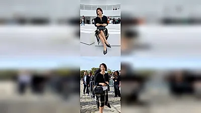 59歳のキム・ヒエ、年齢の品格－パリを輝かせるファッションセンス