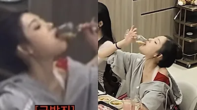 tripleS JiYeon sparks debate after chugging 46% ABV whisky