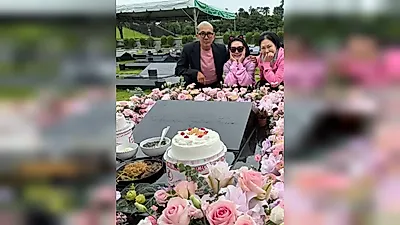 Koo Jun-yup tại mộ vợ quá cố Barbie Hsu vào ngày sinh nhật: "Tôi sẽ không quay về Hàn Quốc"