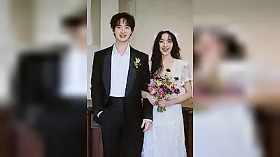 张东润♥金承允，婚纱照——引发周围嫉妒的人们
