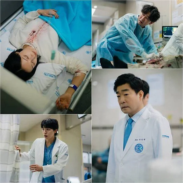 'Doctor X' Kim Ji-won suddenly heads to the blood-stained emergency room—Son Hyun-joo appears