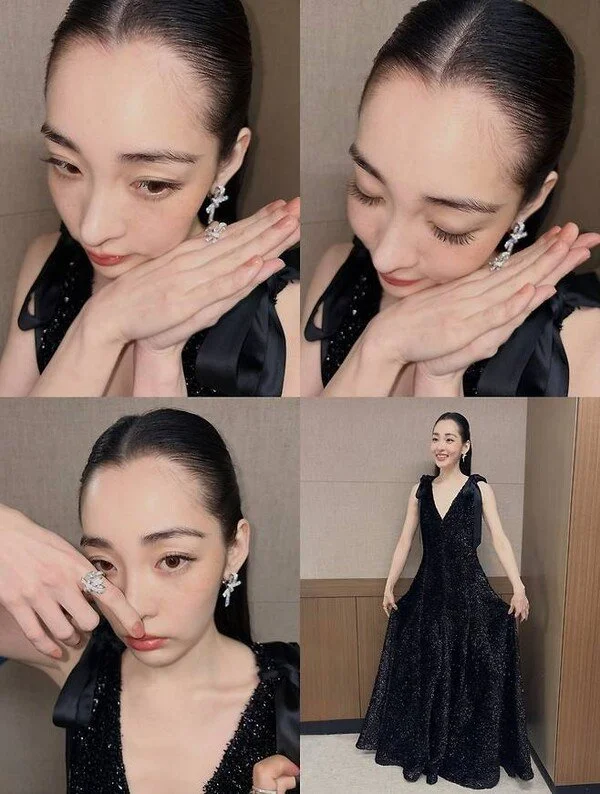 金敏荷，比美貌更出众的自信雀斑“绝佳”