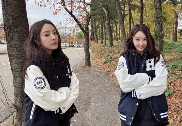 Jung Yu-mi travels back 20 years in Hanyang University department jumper