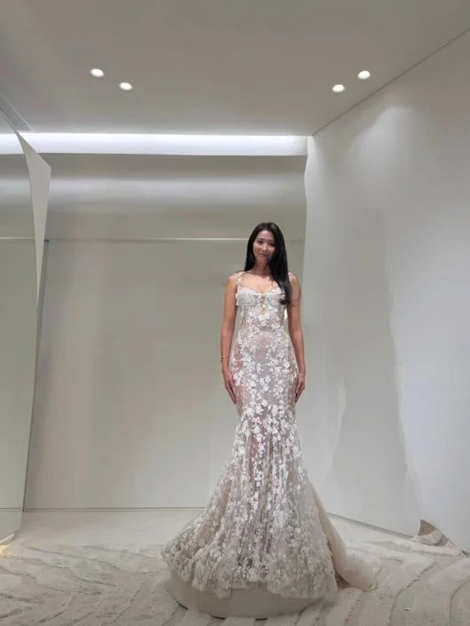 Oh Yoona Captivates with Bold and Sensual Wedding Dress Looks