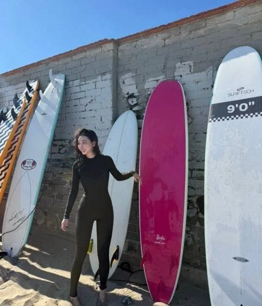 KARINA Surfs in Malibu, Recalling Senior Group f(x)'s Song