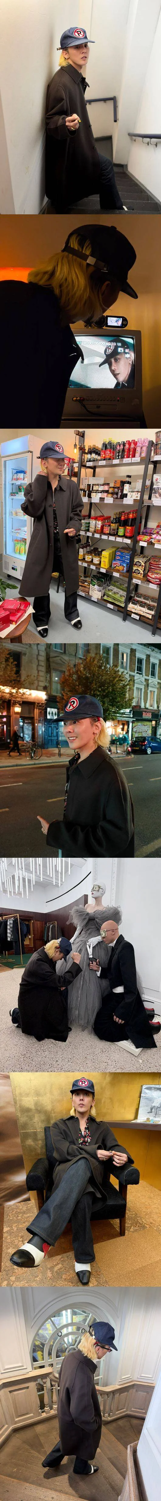 38-year-old G-DRAGON, Blonde Hair + Coat Look—Back to the Past