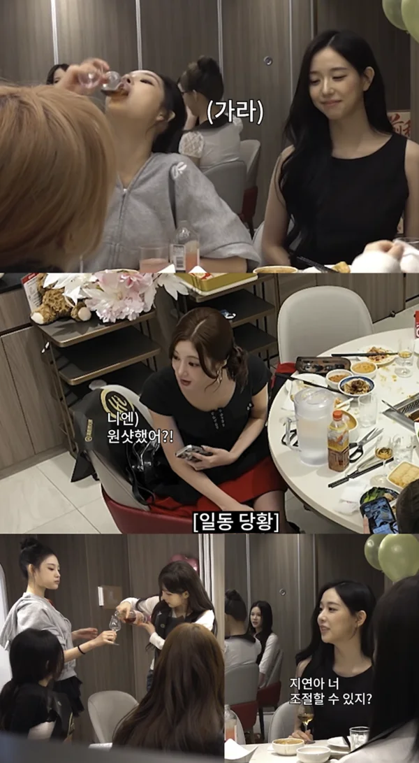 tripleS JiYeon sparks debate after chugging 46% ABV whisky