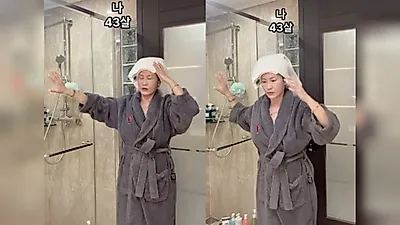 Kim Ji-min mang thai tuần 19, loạng choạng trong nhà vệ sinh - Dù đã ở tuổi 40