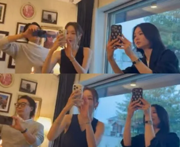 Song Hye-kyo, Ko Hyun-jung và Kang Min-kyung cùng tụ họp tại buổi tiệc 'Rượu vang Uhm Jung-hwa' - Có vẻ hơi say