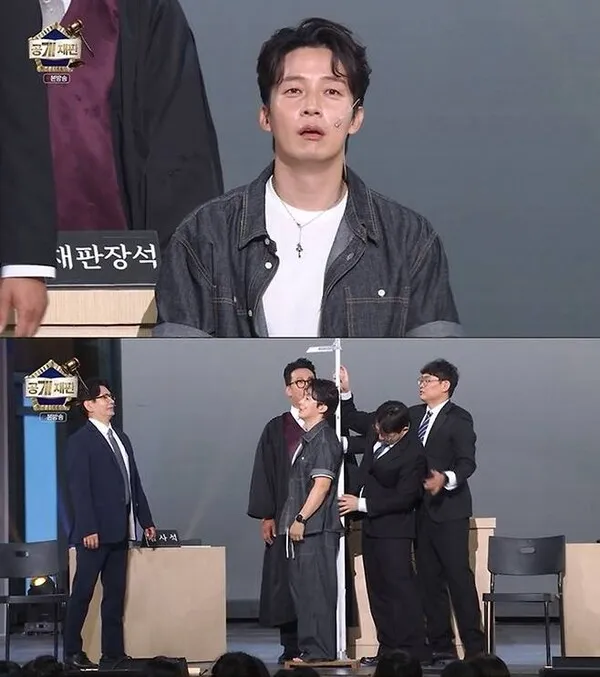 Heo Kyung-hwan gây cười với chiều cao thật 169.7cm thay vì 168.2cm