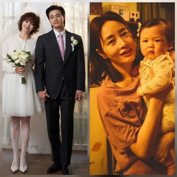 Kim Hye-soo ở tuổi 55 gây sốt với ảnh cưới cùng Kim Ji-hoon: Có cả hình ảnh về con gái?