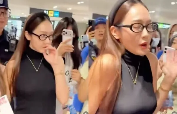 Jessica, cựu thành viên Girls' Generation, gây lo lắng tại sân bay Thượng Hải