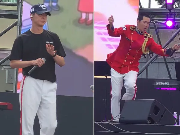 イ・ジュンヨン、軍楽隊の制服姿が似合いすぎ!ダンスに没頭する姿を公開