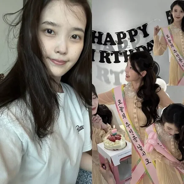 IU(アイユー)、すっぴんで森の妖精のようなビジュアルを披露-遅れてきた誕生日パーティー